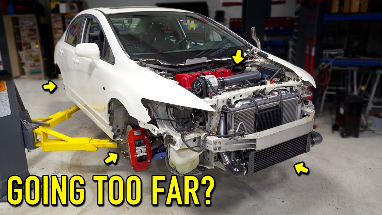 Хотите переборщить с серьезными улучшениями в сборке Civic Type R?