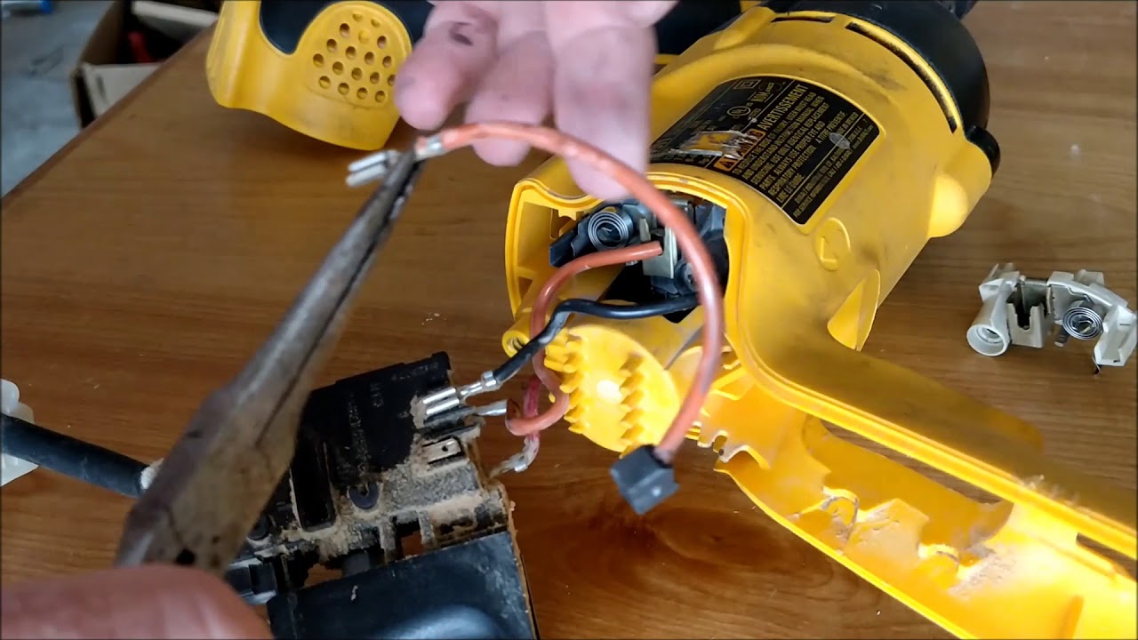 DeWalt DW511 Hammer Drill Not Working - Brush Replacement
