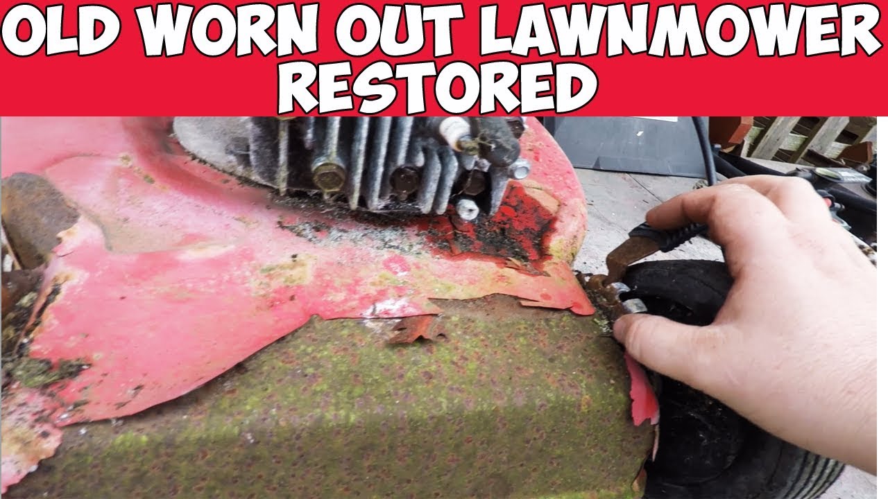 Old Worn Out Lawnmower Lives Again Restoration