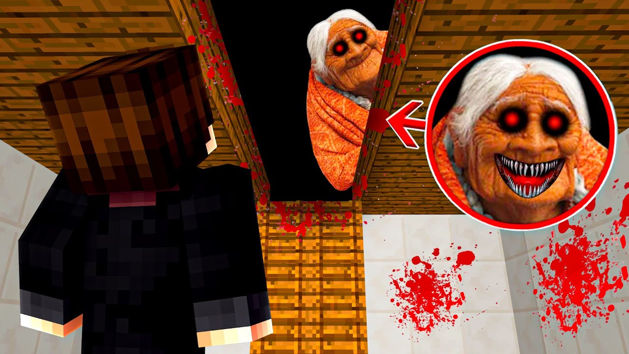 MA GRAND MERE SE CACHE DANS LE GRENIER SUR MINECRAFT !