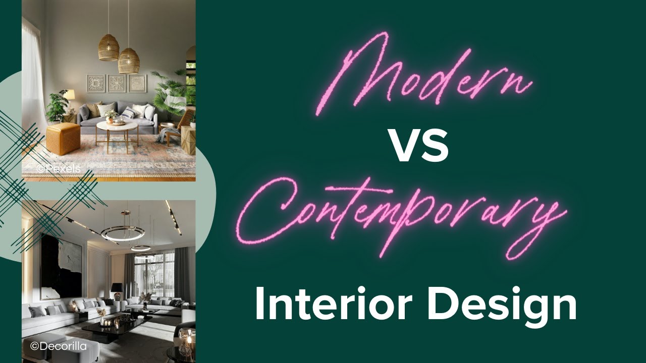 Modern vs Contemporary Interior Design // What You Need to Know