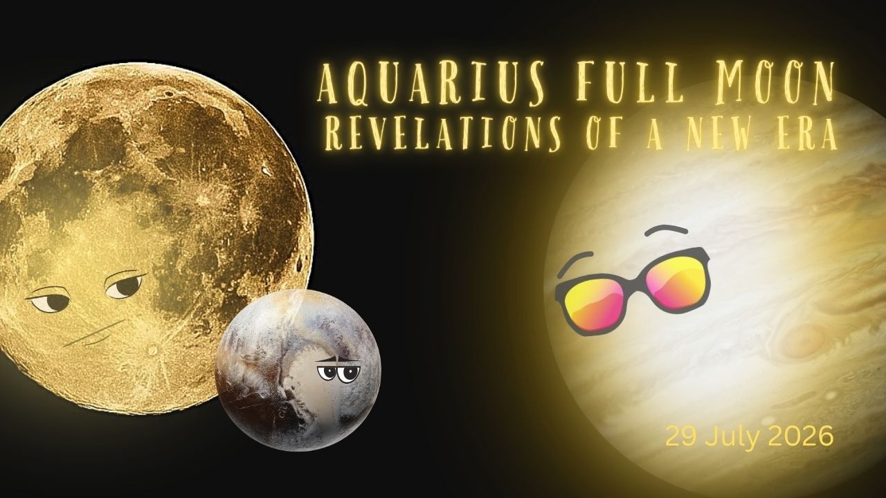 Intense Aquarius Full Moon Reflects the Emerging New Era 💫  All Signs