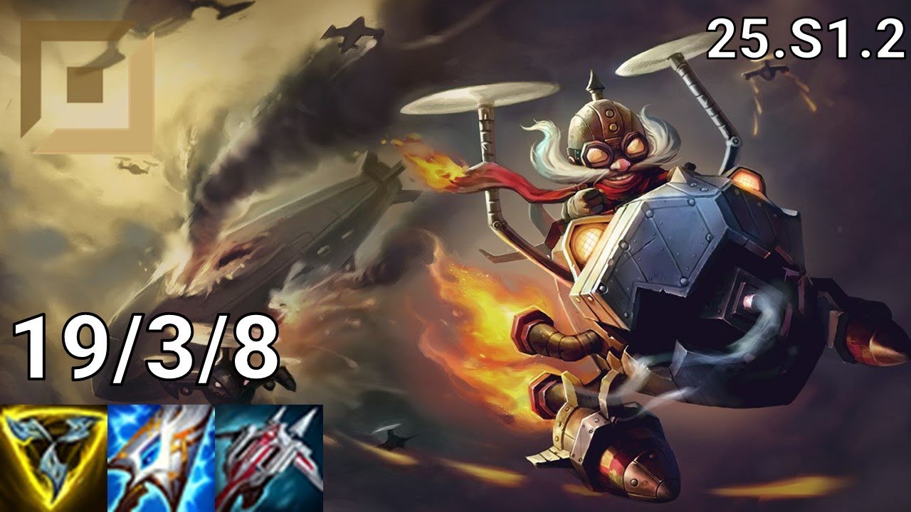 Corki ADC vs Ezreal - EUW challenger | Patch 25.S1.2