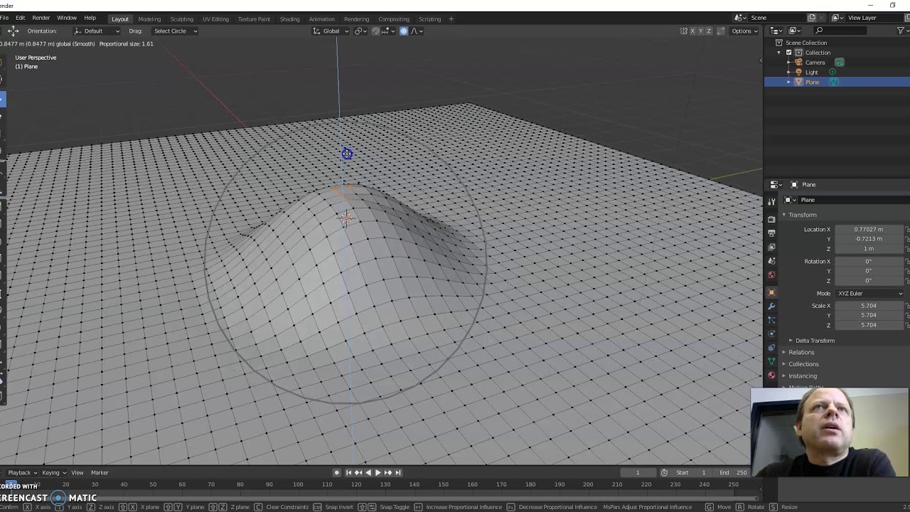 Blender Proportional Editing Tutorial