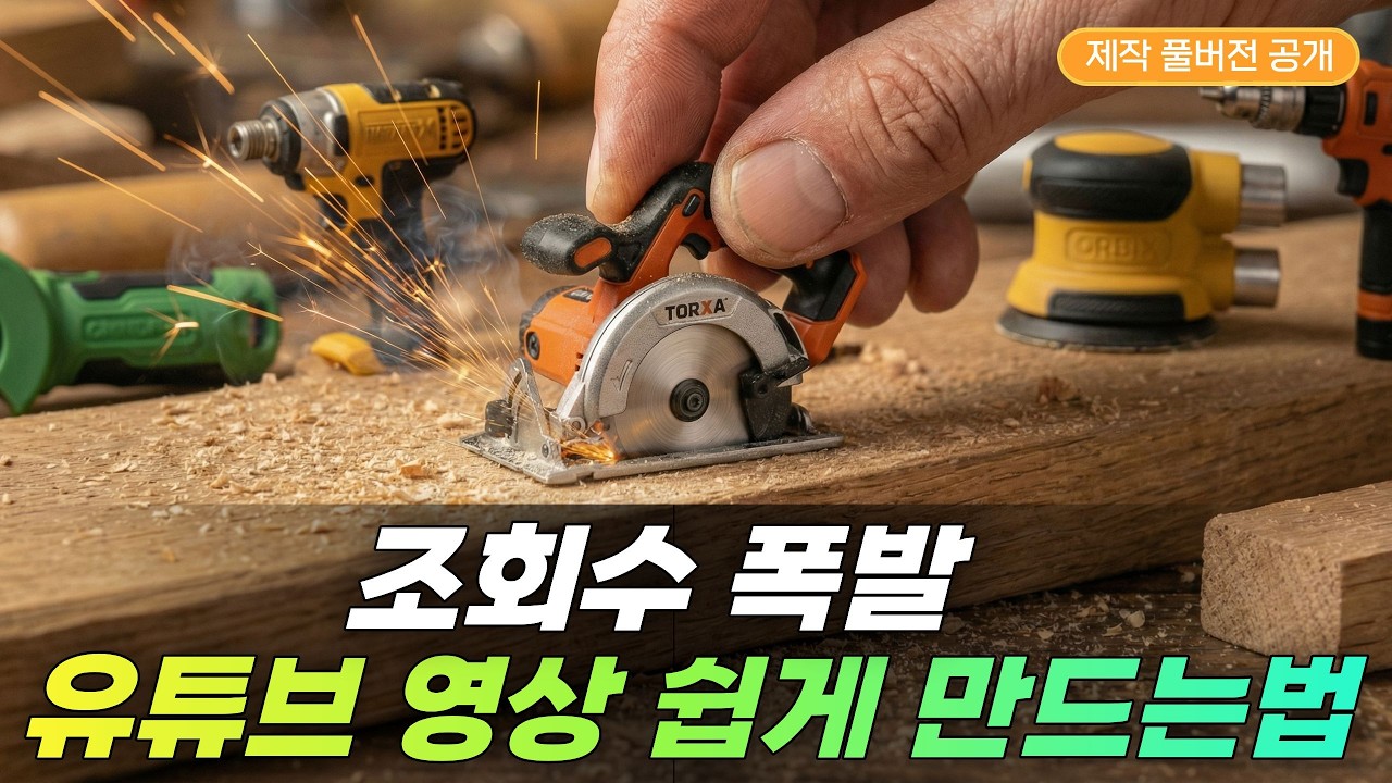 AI 자동화 영상 제작 방법 ,미니어처 산업용 공구 (조회수 터지는 쇼츠 만들기)