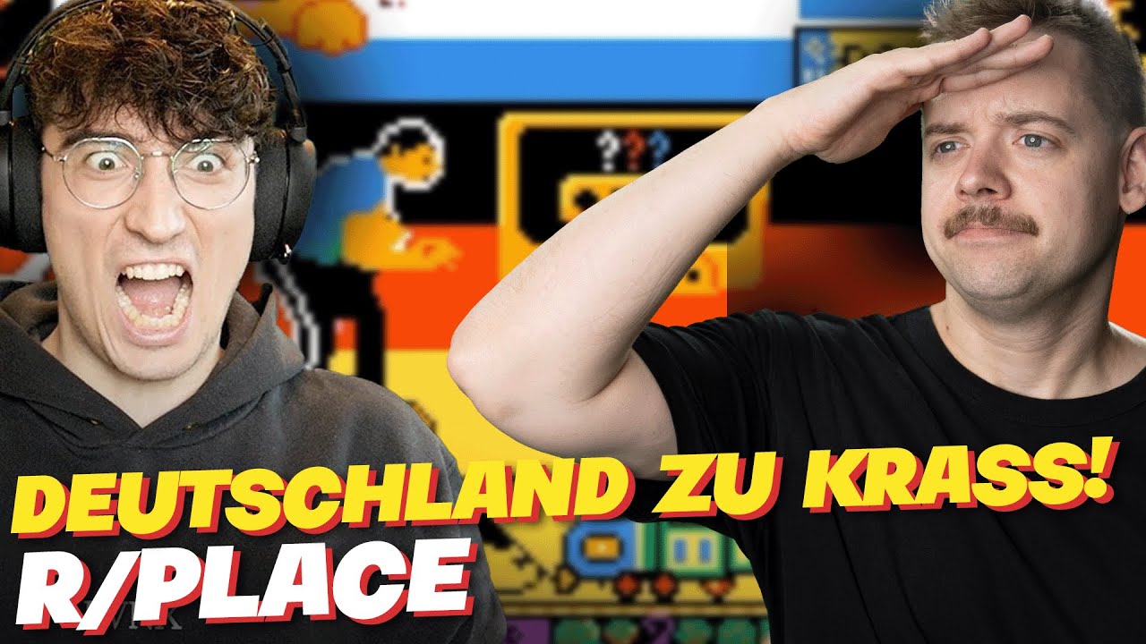 Deutschland zu krass für diese Welt!! Reaktion auf: Wie Deutschland r/place für immer veränderte