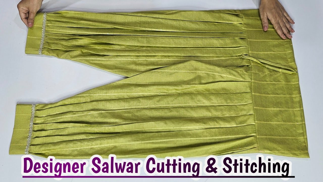 Very Easy Trendy Afghani Salwar Cutting And Stitching  | afghani Salwar 