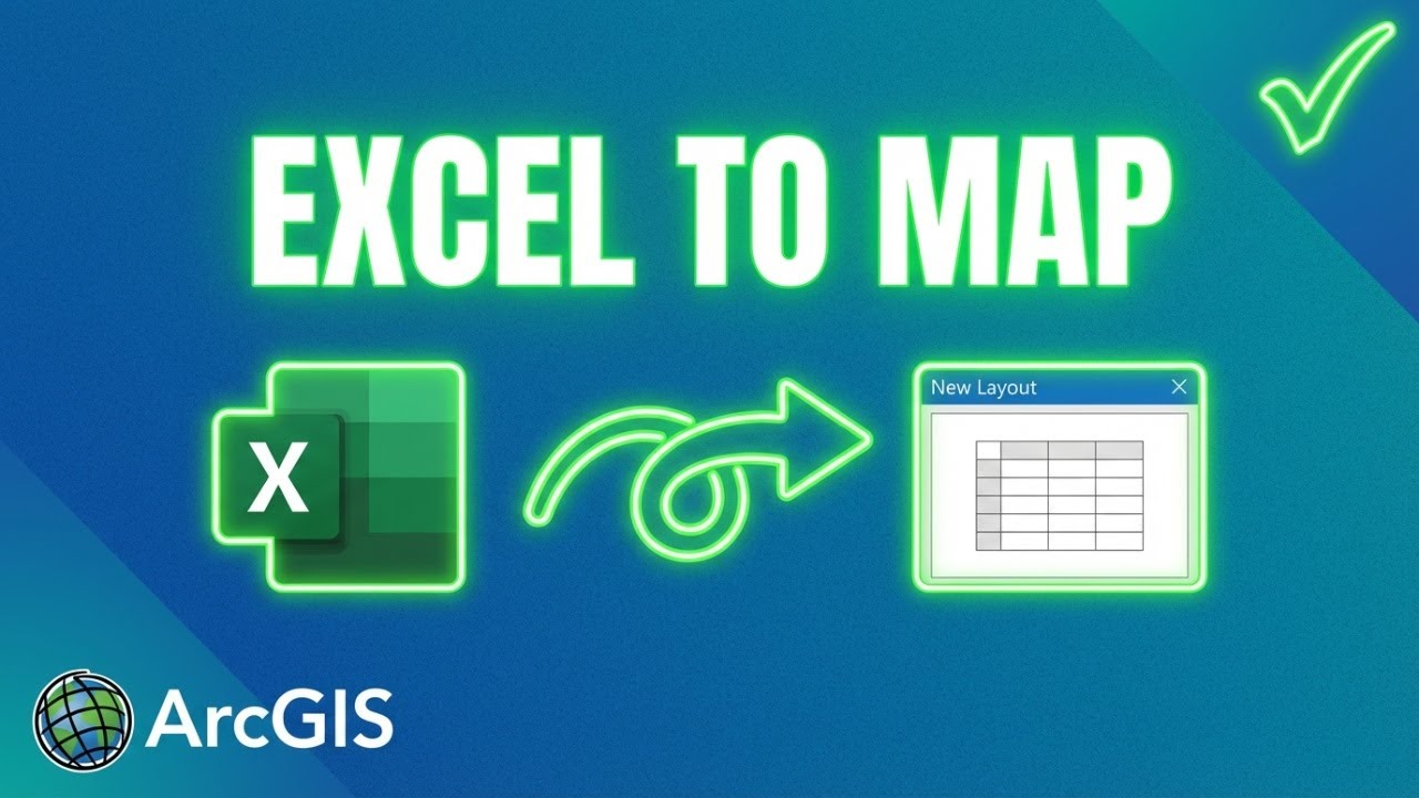 I Need a Table On My Map! Do This to Place and Excel Table Into a Map | ArcGIS Pro and Excel
