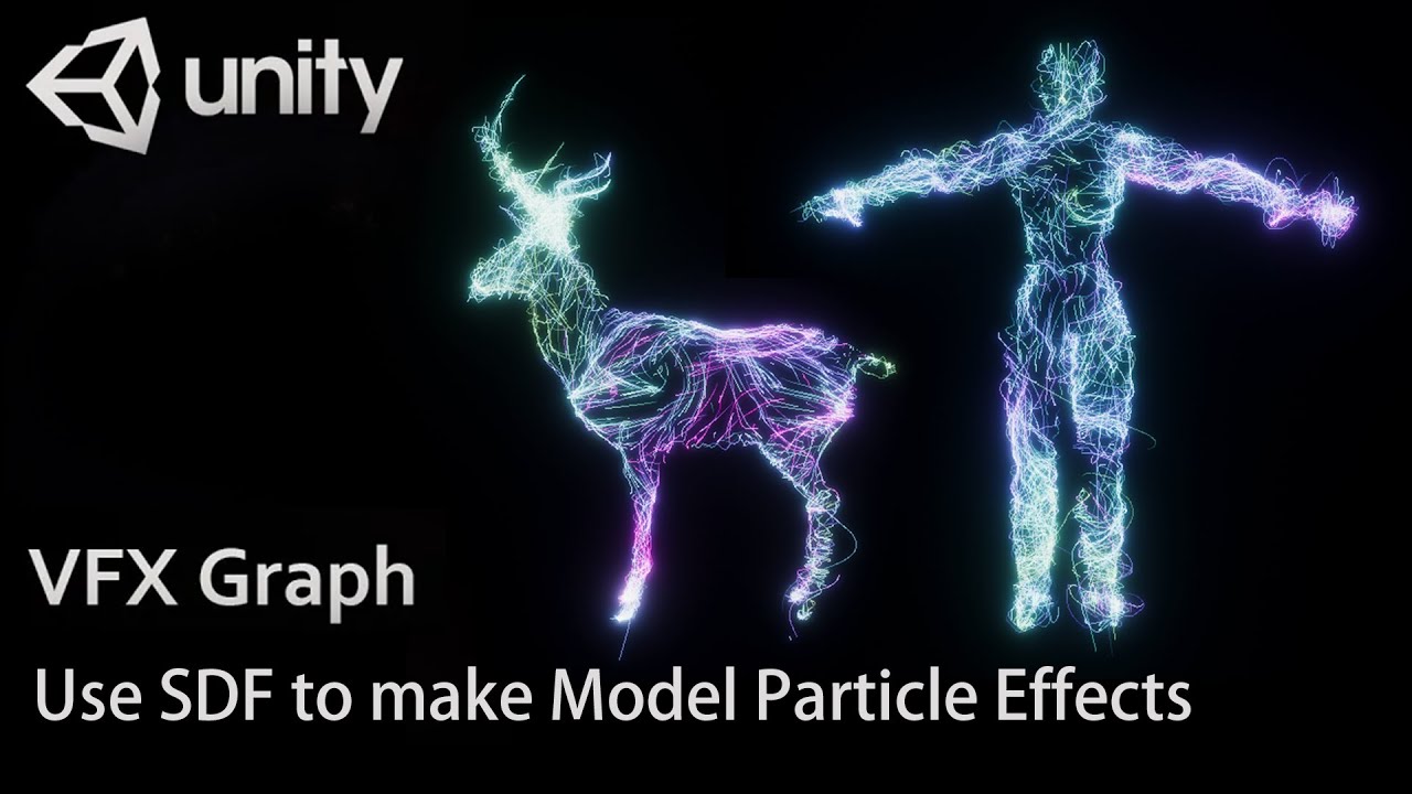 Unity VFX Graph：Use SDF to make model particle effects