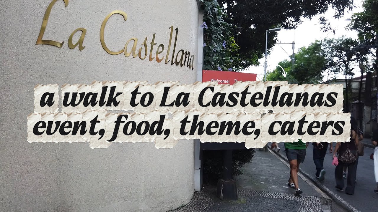 Видеоблог с мероприятия: Прогулка до павильона Ла Кастеллана: еда, тематика, кейтеринг (вдохновля...