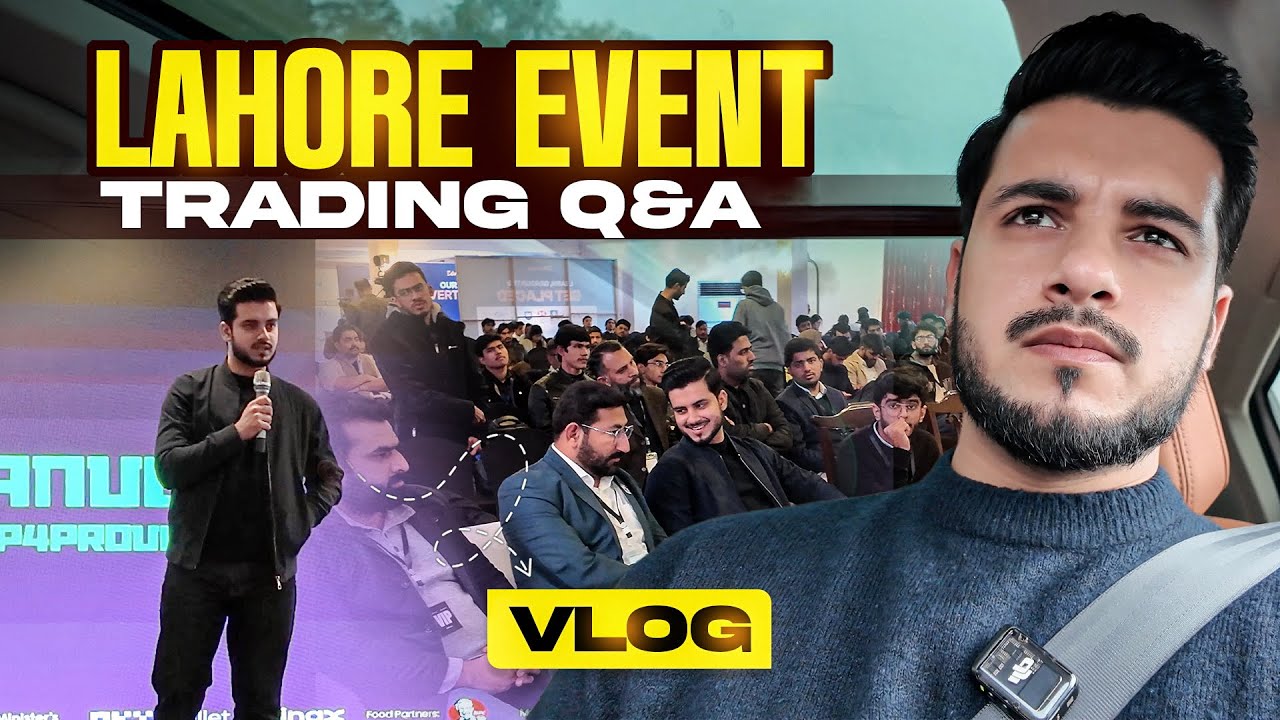 Live Trading Questions Answered | Lahore Event Vlog