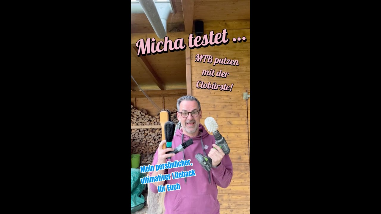 Klobürste 2.0 – So einfach war Bikeputzen noch nie! ⚡🧼