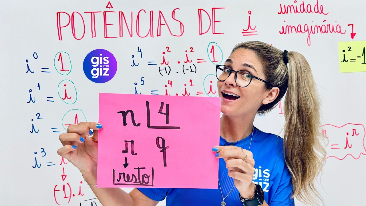 POTÊNCIAS DE i  - NÚMEROS COMPLEXOS