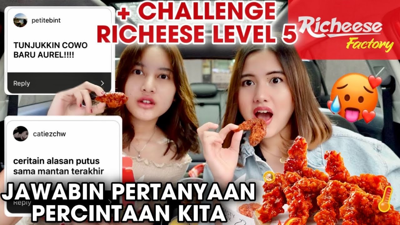 HOT!! CHALLENGE RICHEESE LEVEL 5 + BAHAS MANTAN Ft @Aurelliaurel