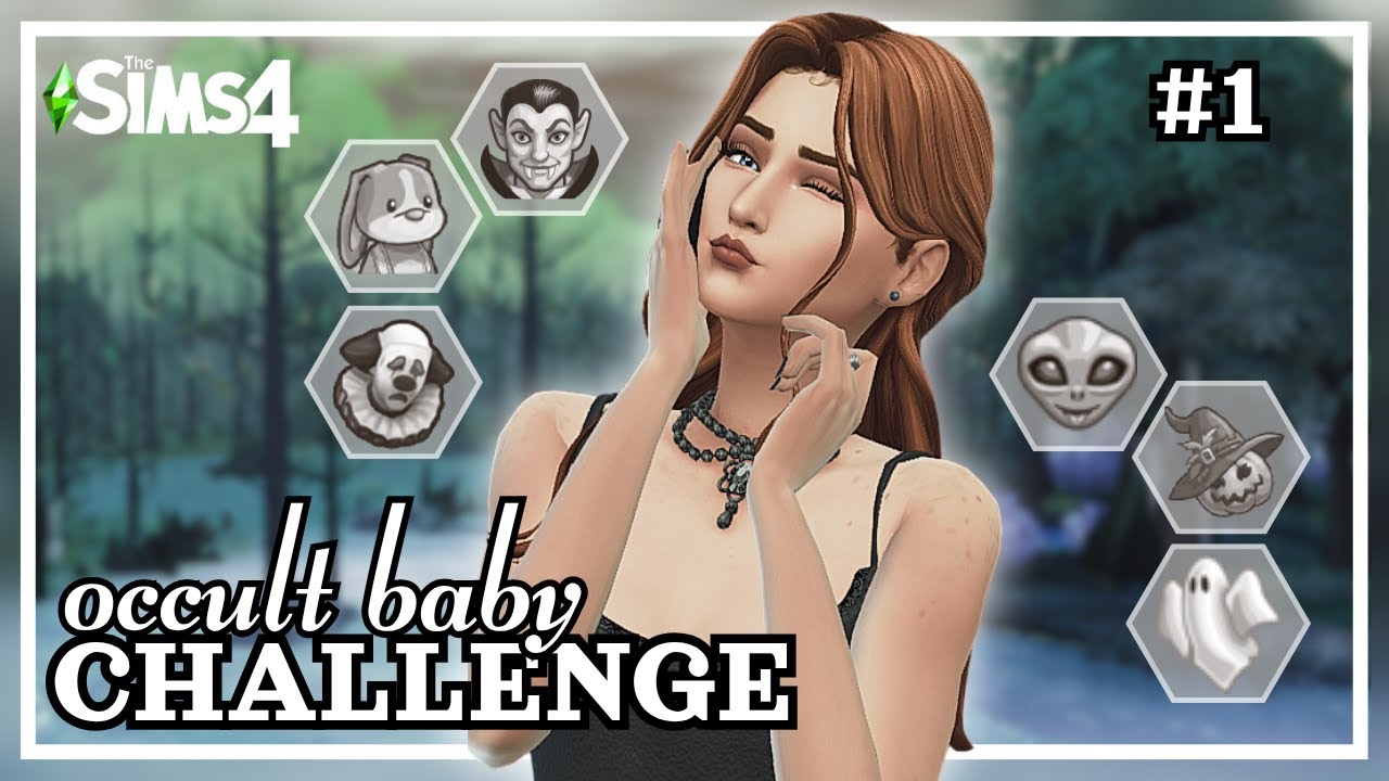 Od Początku Idzie Źle 🌙 Occult Baby Challenge 🌙 The Sims 4 | 1