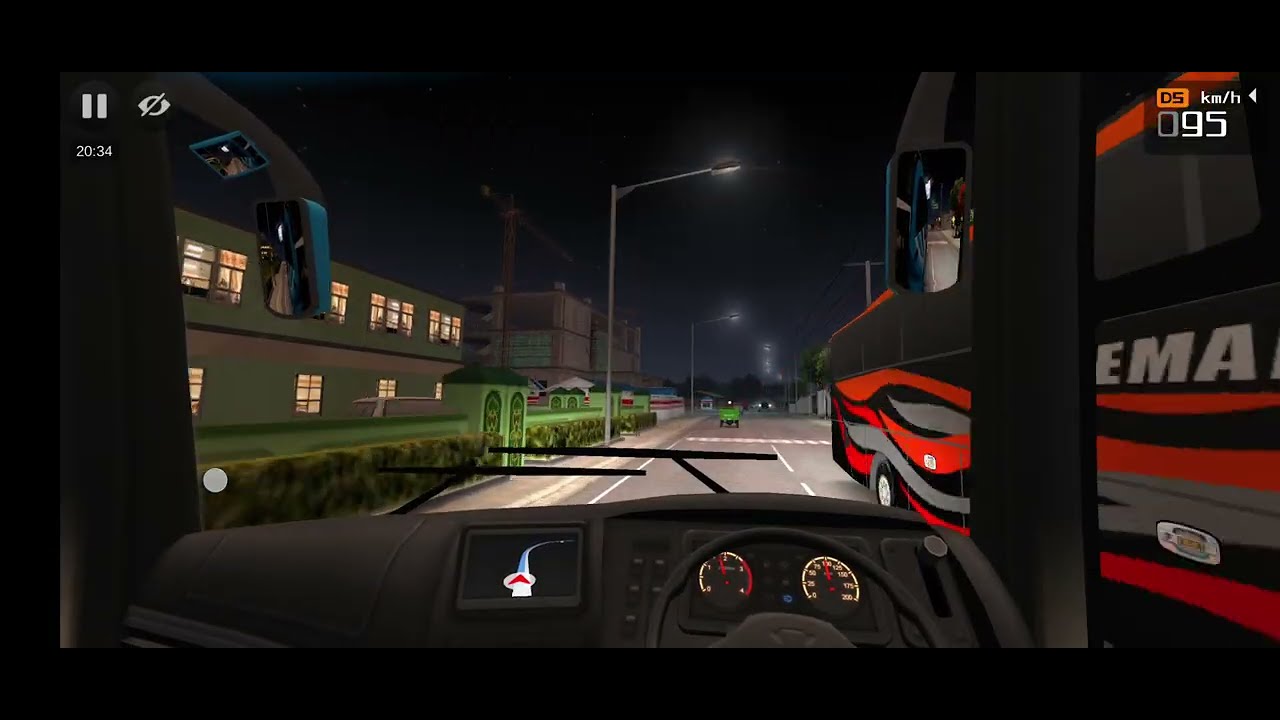 ​Night Bus Ride Game 2026​Realistic Bus Driving India​Bus Simulator Night Mode Gameplay​