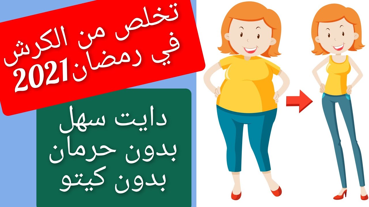 رجيم الكرش و دهون البطن في شهر رمضان ! دايت رمضان سهل و بدون حساب سعرات بدون حرمان