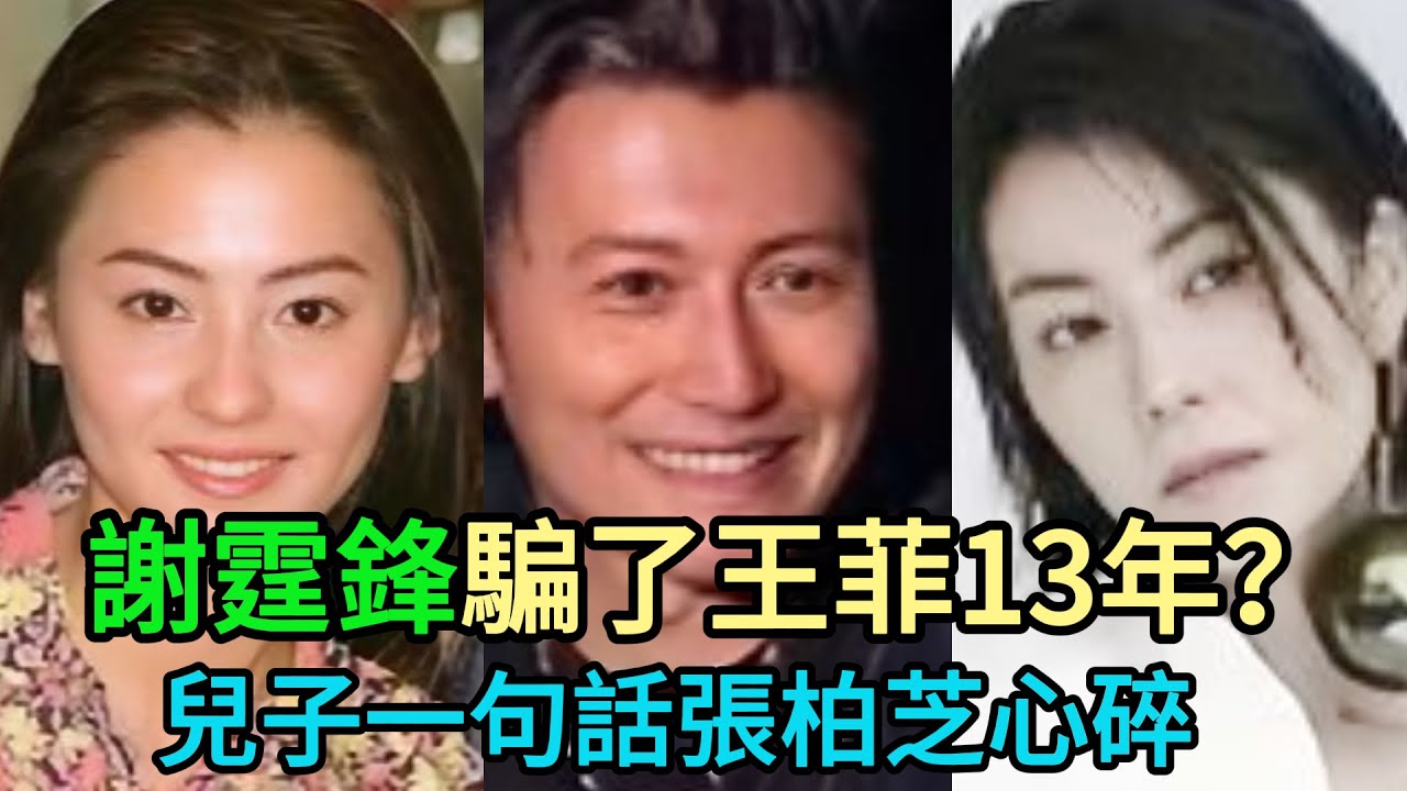 【粵語】謝霆鋒你騙了所有人！13年不娶王菲真相太難堪，親生兒子一句話戳破虛假繁榮，張柏芝徹底心碎！ #謝霆鋒 #王菲 #張柏芝