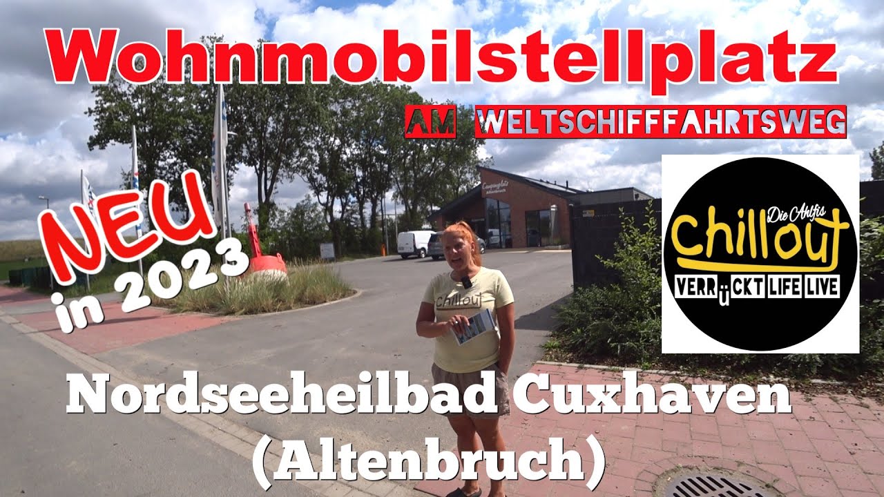 Neuer Wohnmobilstellplatz Cuxhaven❤️Direkt am Deich der Nordsee (Elbe) im Ortsteil Altenbruch👍