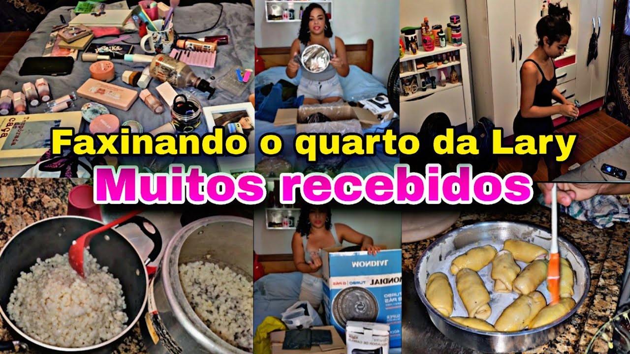 FAZENDO CANJICA DE PAÇOCA/PÃO RECHEADO DELÍCIA /FAXINA É ORGANIZAÇÃO NO QUARTO DA LARY/VLOG E ROTINA