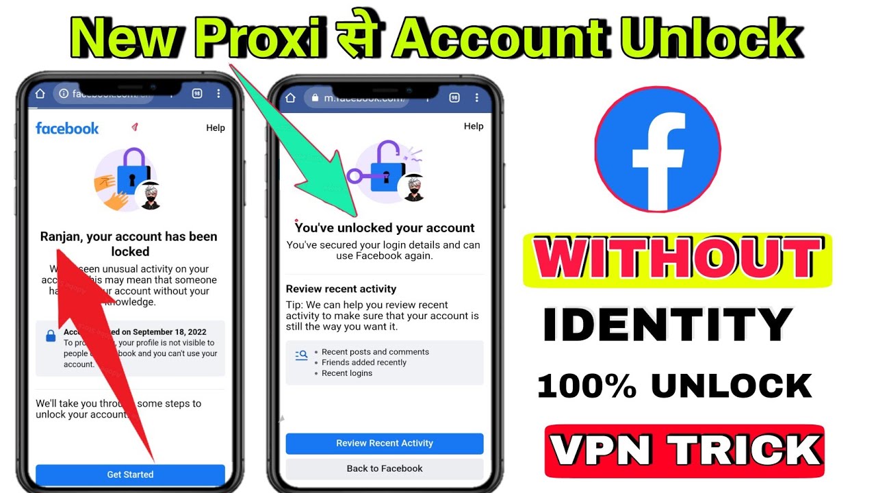 Without identity unlock facebook account locked how to unlock facebook account without identity 2023