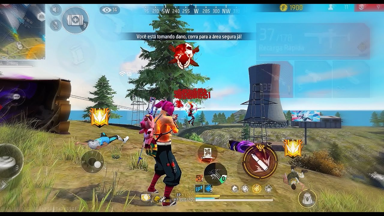 EM BUSCA DO BOOYAH NO SOLO VS SQUAD FREE FIRE MOBILE