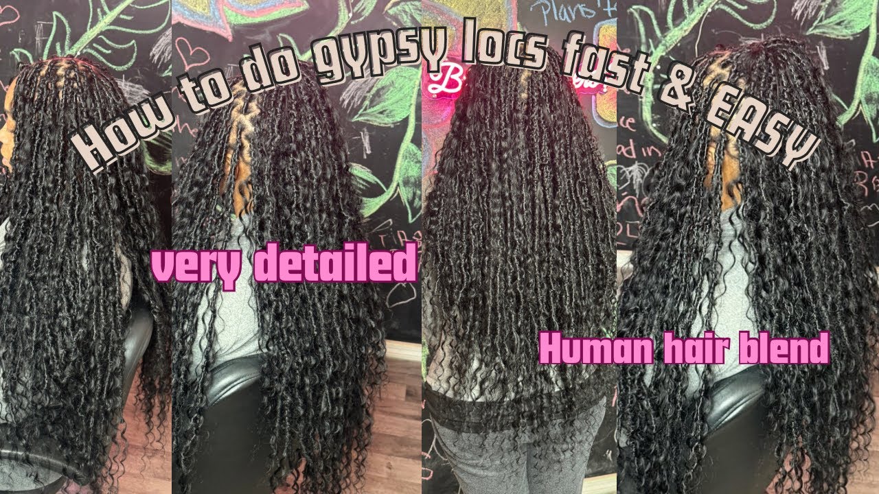 Gypsy Locs|Island Locs🩷 #gypsylocs #islandtwist #nulocs #hairtutorial #locs #softlocs #loctutorial