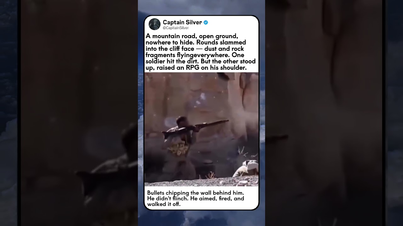 Bullets Were Hitting the Rocks Behind Him &mdash; He Stood Up and Aimed His RPG&hellip; 💀