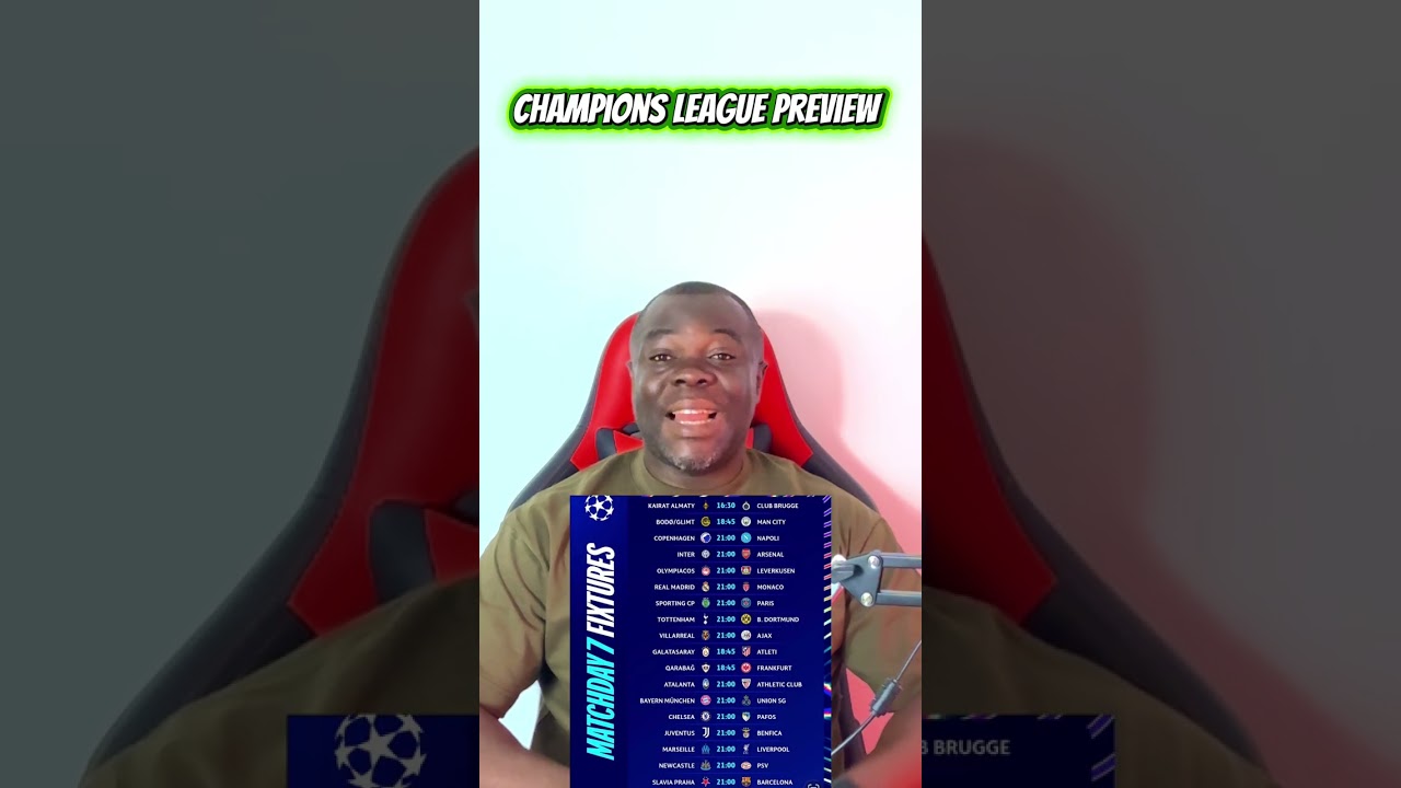 Champions League Preview #arsenal #championsleague  #chelseafc #chelseafc #mancity 