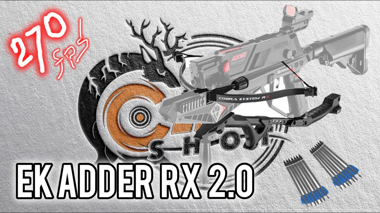 Собираем, сравниваем, тестируем арбалет EK COBRA RX 2.0 из ADDER при помощи ADDER 2.0 KIT и магазина