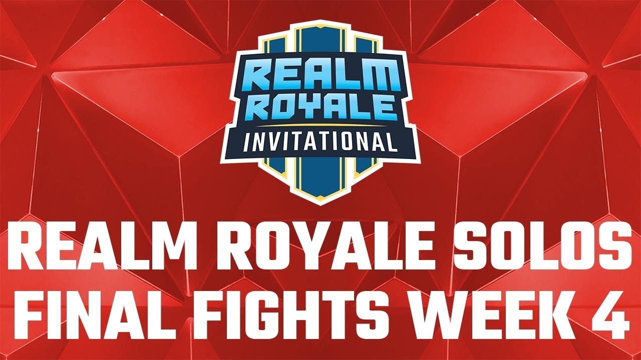 $10,000 Realm Royale Invitational Final Fights - Week 4 Solos