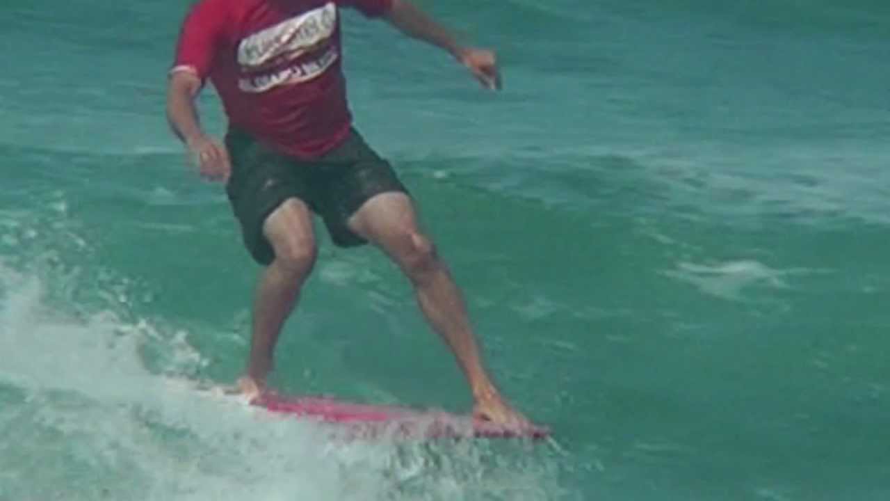 Mikel Urigoitia surfing longboard 2011