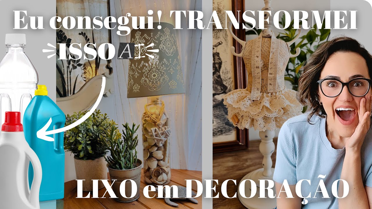 Pensei que não conseguiria mas ficou tudo lindo #DESAFIO TRANSFORMA ISSO AÍ - Desafio sustentável