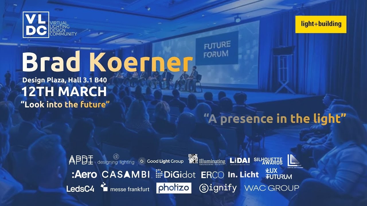 Keynote by Brad Koerner, Future Forum, Design Plaza Hall 3.1 @ L+B