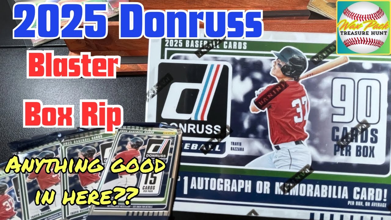 2025 Donruss Blaster Box Rip - Is It Worth Ripping? #baseballcards #sportscards #packopening #mlbb