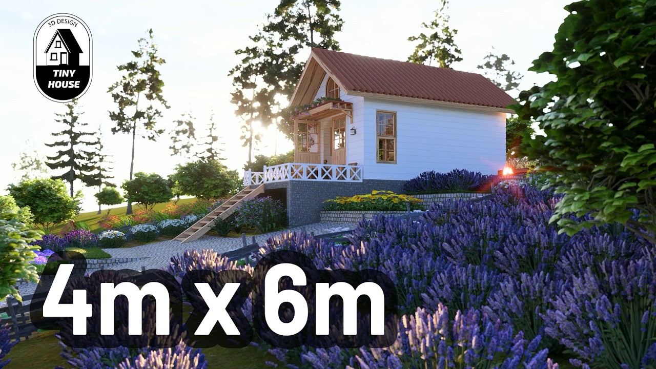 Tiny House 4x6 meters  with plans | Very Nice