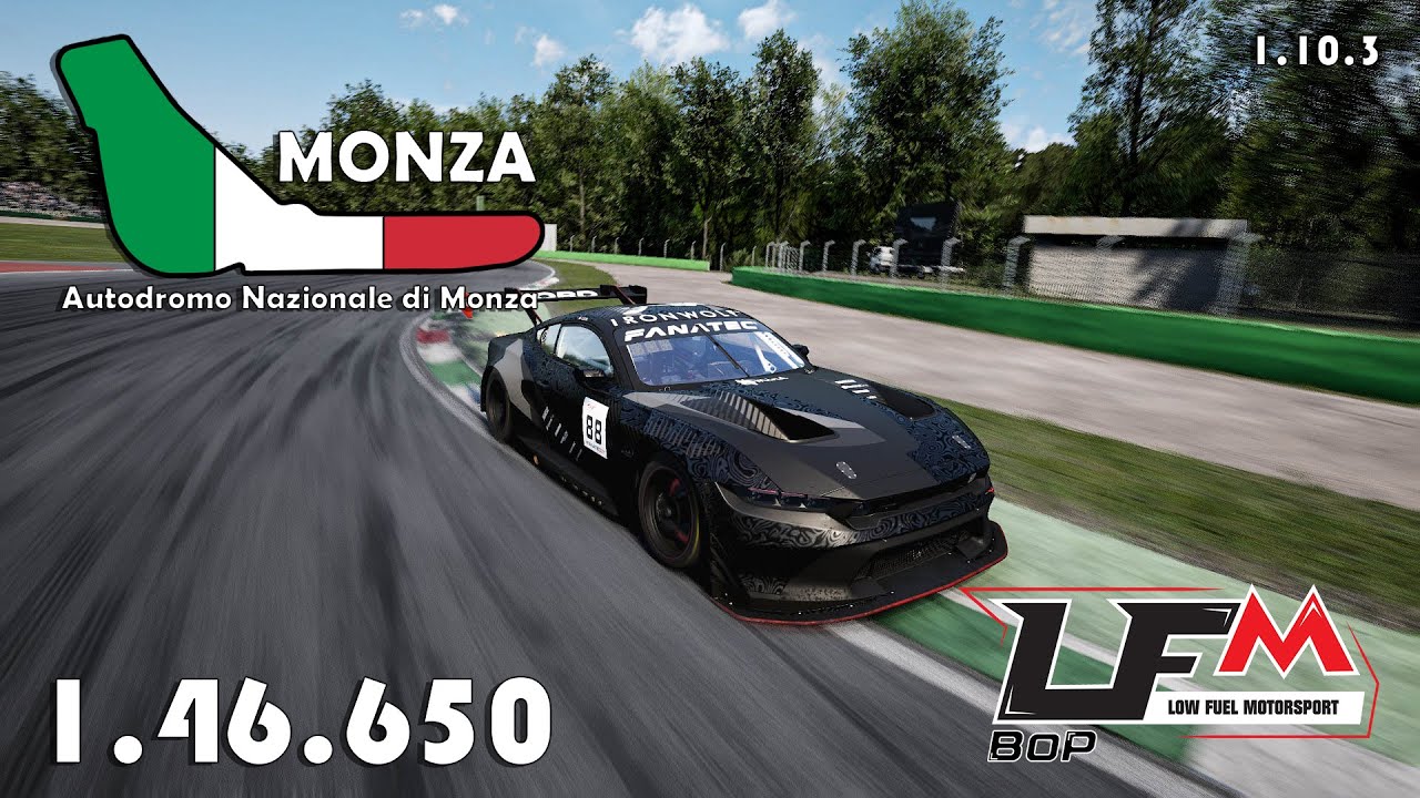 Assetto Corsa Competizione | Ford Mustang GT3 | Monza | 1.46.650 (Hotlap + FREE Setup)
