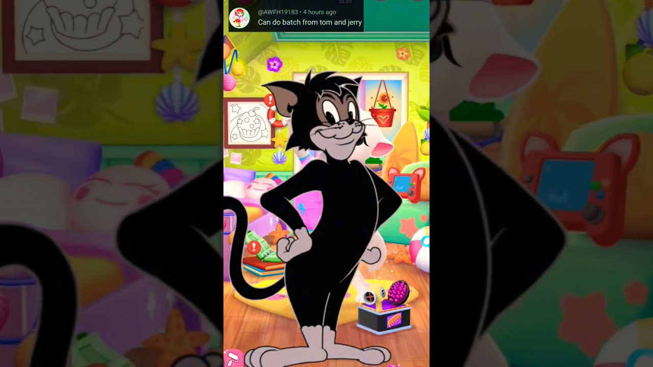 Butch Cat cosplay from Tom and Jerry By My Talking Angela 2 #tom #tomandjerry #mytalkingangela2