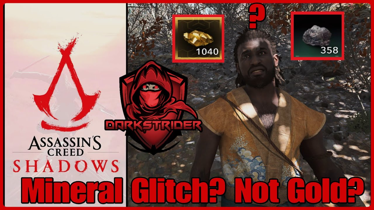 Assassin's Creed Shadows — глюк с минералами? Не золото?