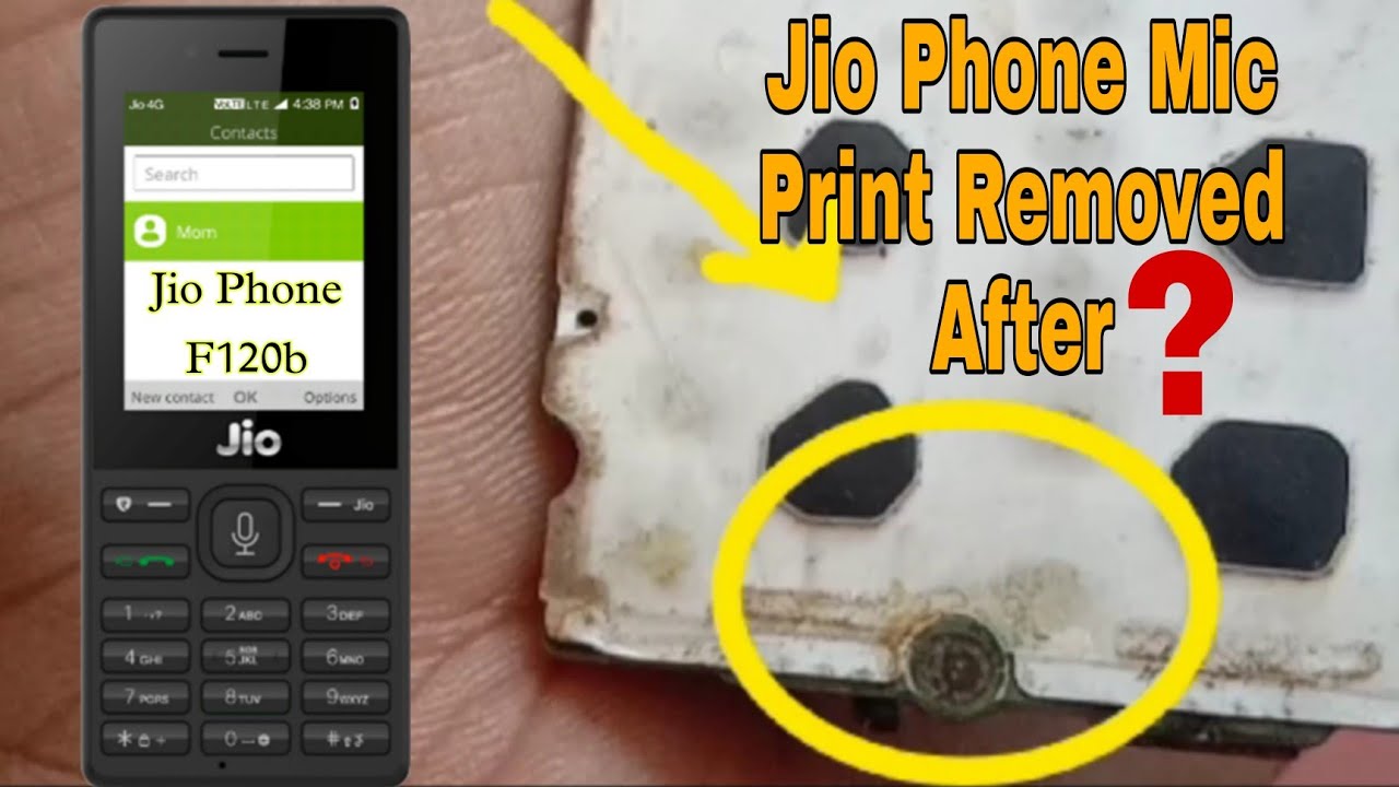 Jio Phone F120b Mic Way || How To Repair Jio Phone Mic Technical Mukky