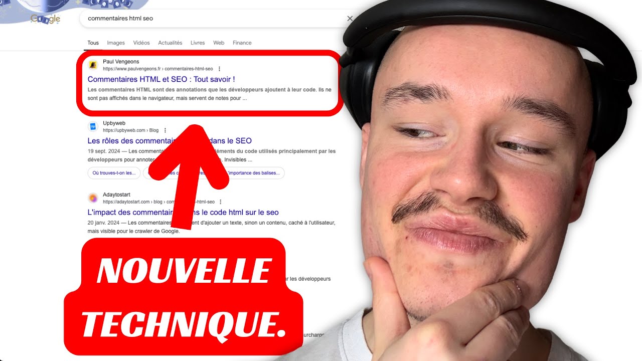Ma nouvelle technique SEO. (rapide et gratuite)