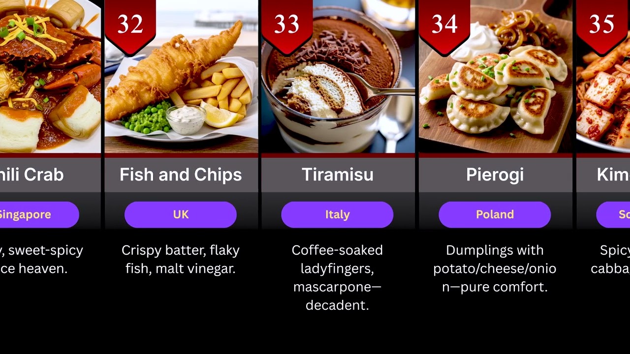 Top 50 worlds best food