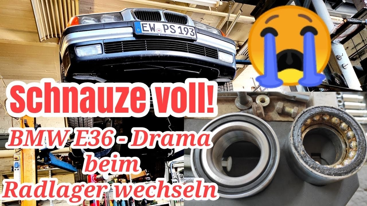 Schnauze voll! - BMW 328i Drama beim Radlager wechseln | E36-Projekt 2022