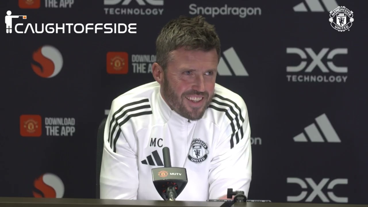 Michael Carrick press conference ahead of Arsenal vs Manchester United FULL video