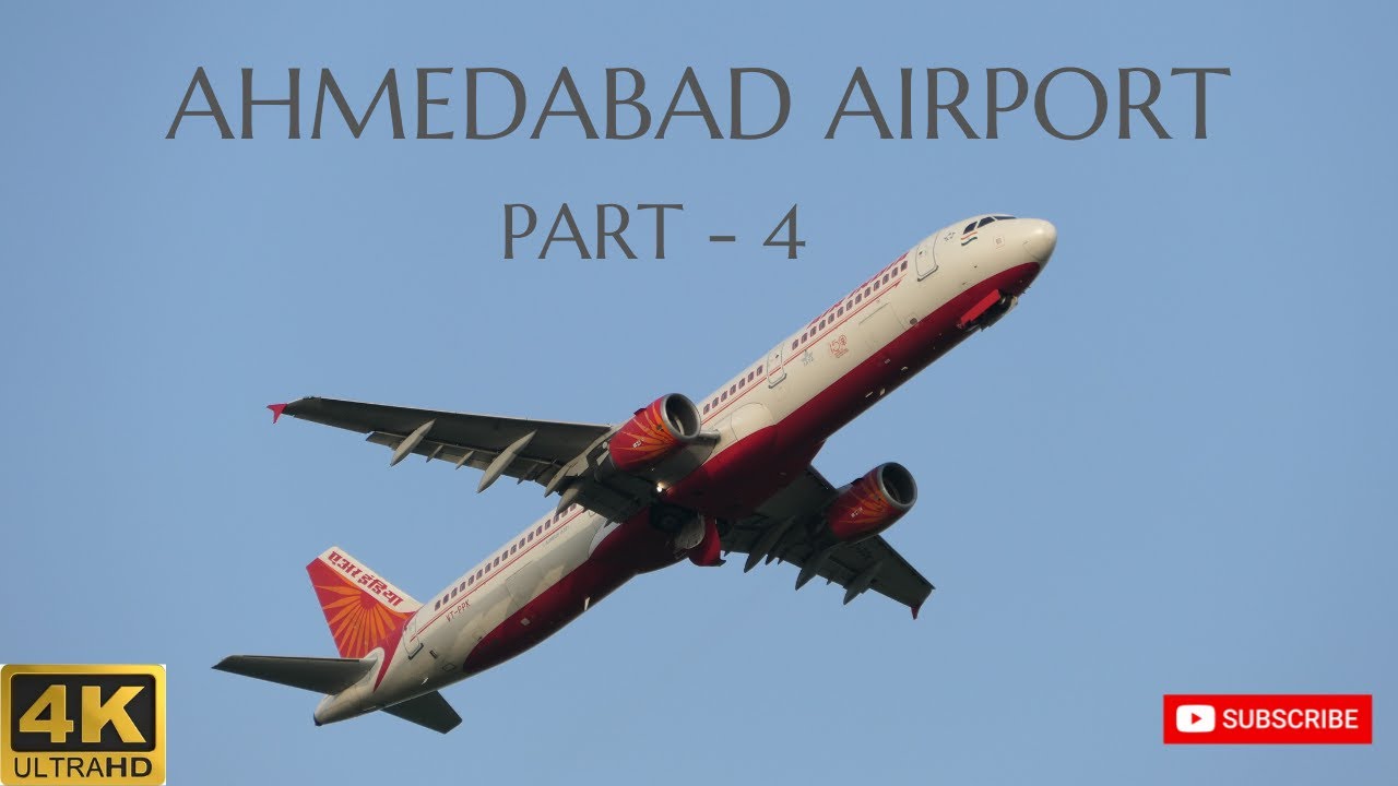 AHMEDABAD INTERNATIONAL AIRPORT | Plane Spotting MEGA Compilation [4K] | #planesspotting #ahmedabad
