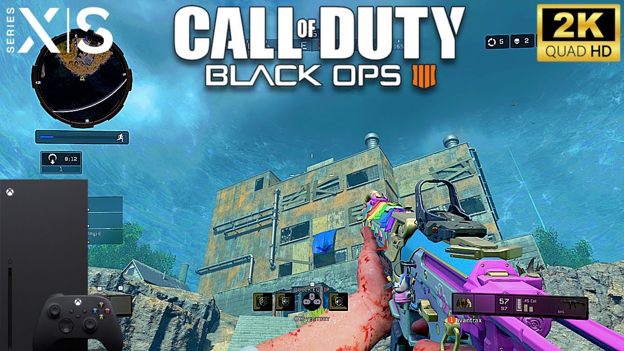 Black Ops 4 - Blackout Alcatraz Battle Royale Gameplay 2022 [XboxSeriesX] (no commentary)