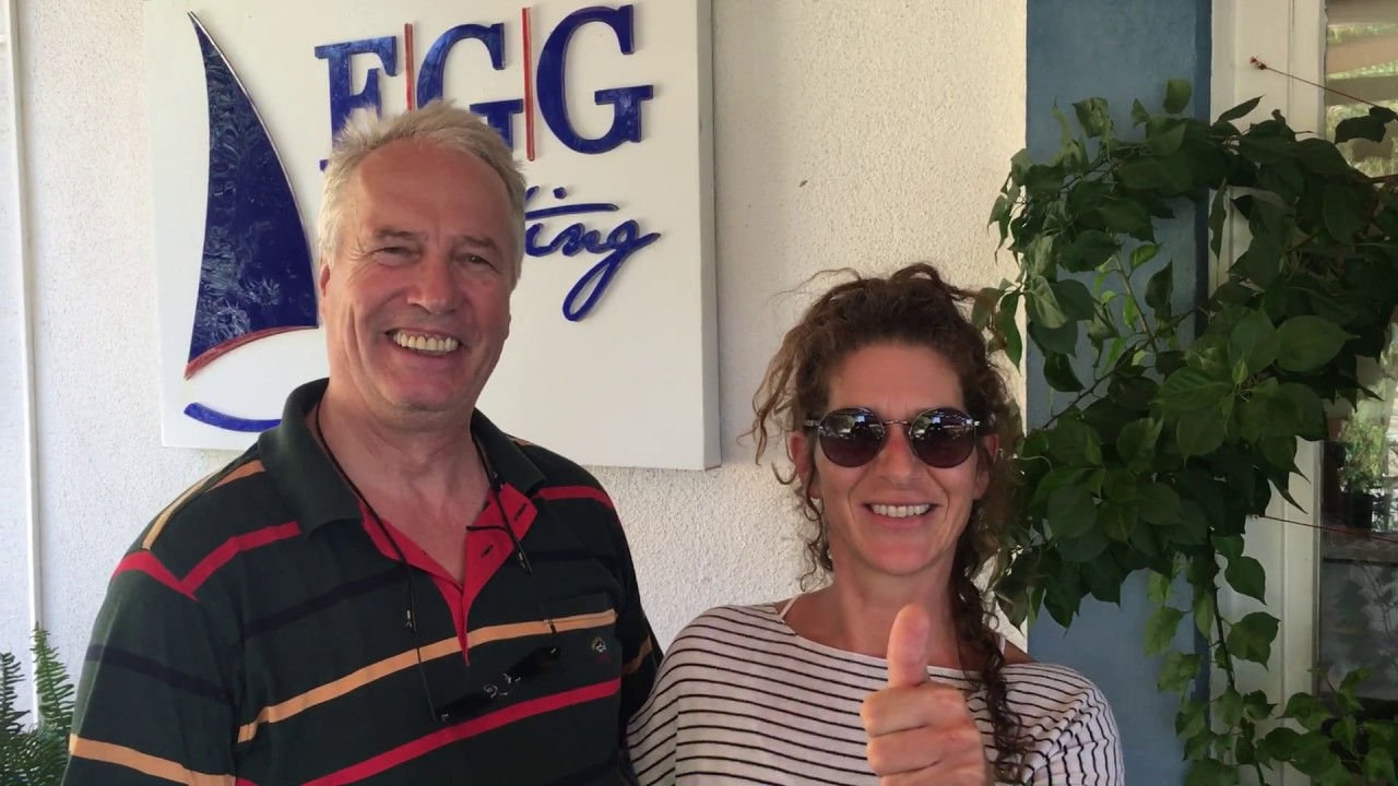 E.G.G. Yachting   Happy charter client
