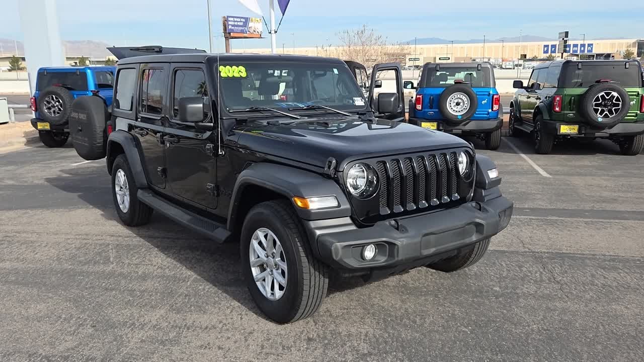 2023 JEEP WRANGLER SPORT S 4 DOOR 4X4 Las Vegas, Centennial Hills, Henderson, St George, Kingma...