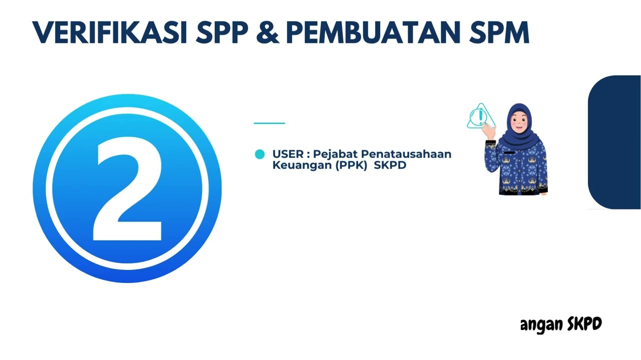 Alur Proses Penerbitan SP2D melalui SIPD RI dalam siklus LS Barang dan Jasa