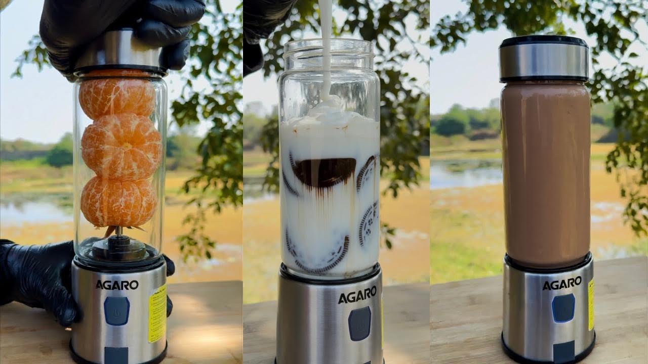 Portable juice mixer #viral 